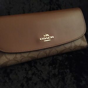 Coach signature wallet